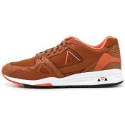 Nouveau Le Coq Sportif Chaussure Lcs R 1000 Homme Marron - Chaussures Basket Homme